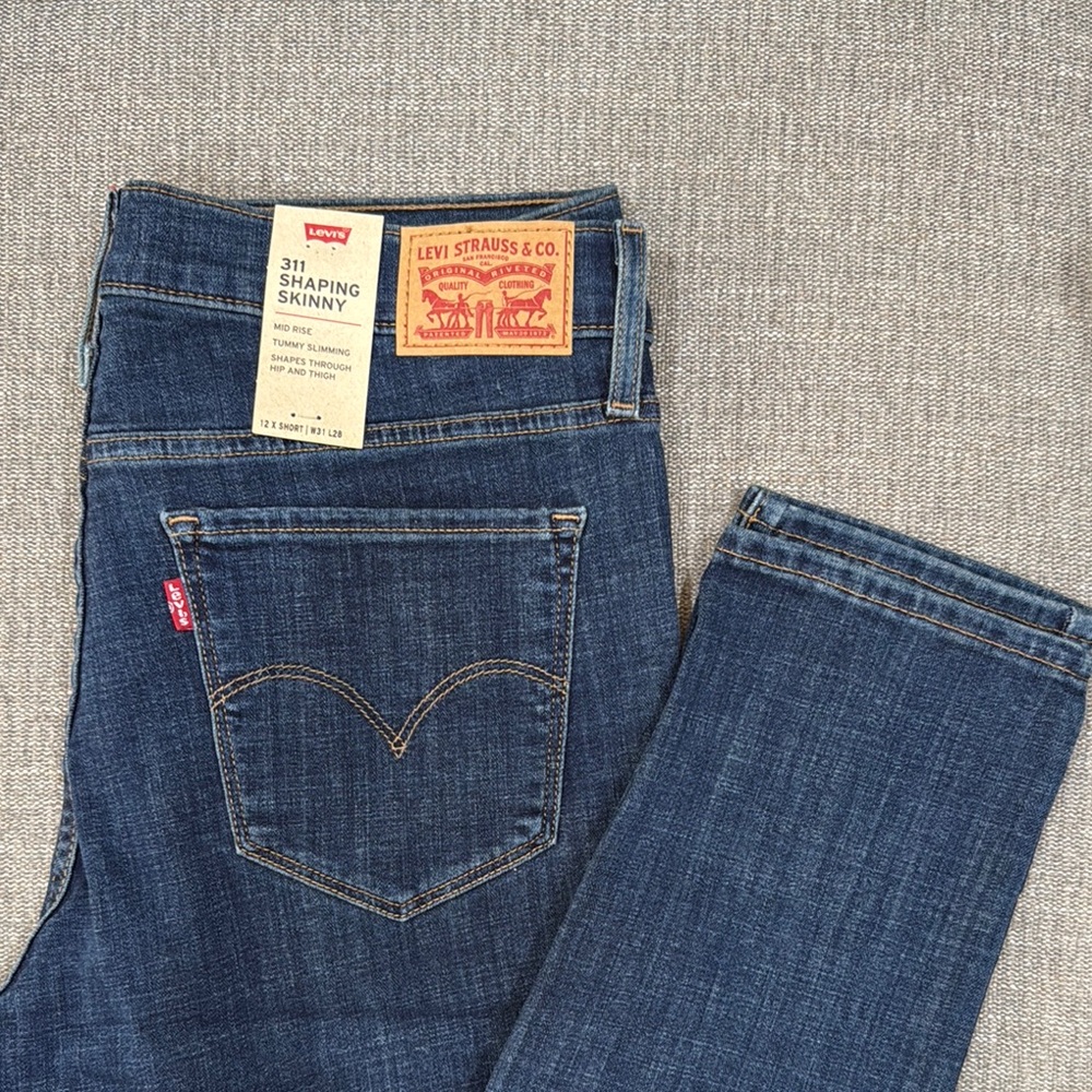 Levi's Blue Shaping Skinny Jeans